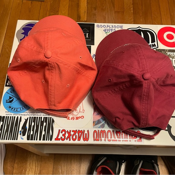 Vineyard Vines Hats - Maroon & Salmon Strap-back Adult One Size New - Picture 3 of 3